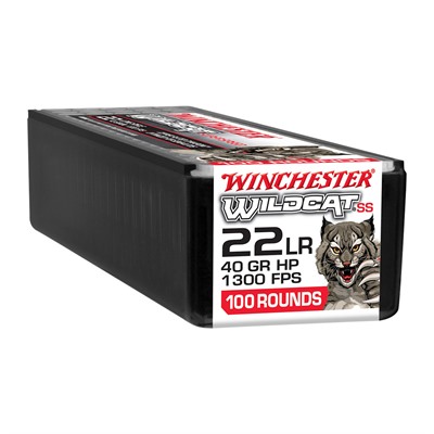 chester Wildcat Rimfire 22 LR. 40 Gr. Dynapoint Super Speed 100 Rd. Ammo
