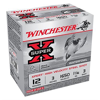 chester WEX123M3 Super X Xpert 12 Gauge 3 1-1/16oz #3 1650 Fps Ammo