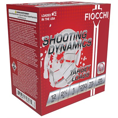Shooting Dynamics 12 Gauge 2-3/4” 1OZ #7.5 Shot 25/BOX