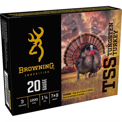 wning B193922030 TSS Tungsten Turkey 20 Gauge 3 1-1/2oz #7/9 1200 Fps Ammo