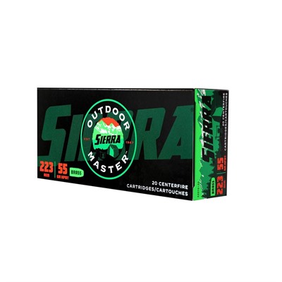 rra A937532 Outdoor Master Hollow Point Boat Tail 55 Grain .223 Remington 3240 Fps Ammo