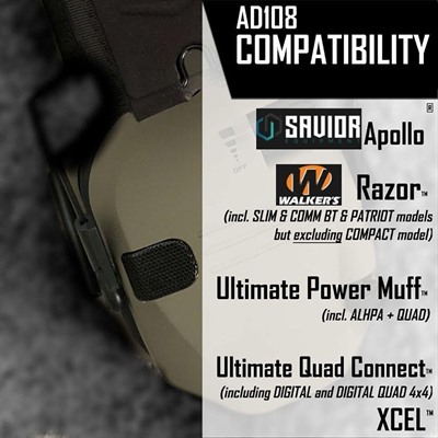 SIGHTLINES ADAPTER PLATES FOR MOST WALKER HEADSETS-img-0